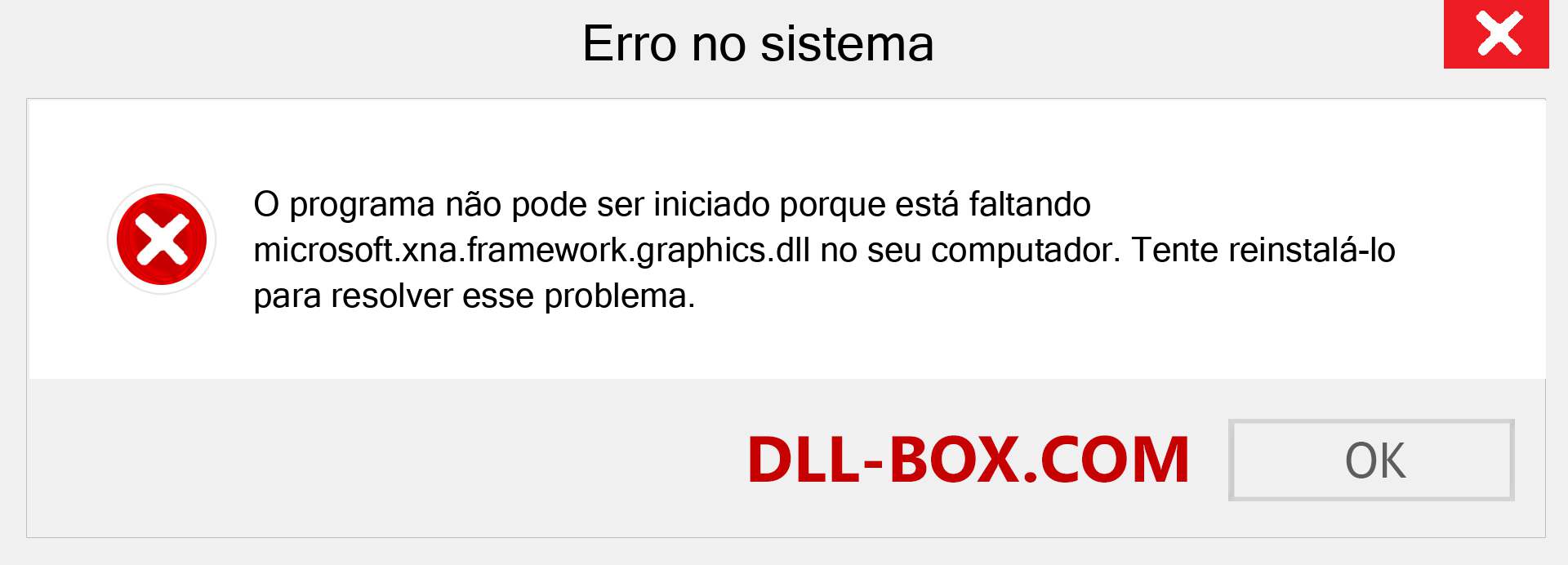 Arquivo microsoft.xna.framework.graphics.dll ausente ?. Download para Windows 7, 8, 10 - Correção de erro ausente microsoft.xna.framework.graphics dll no Windows, fotos, imagens